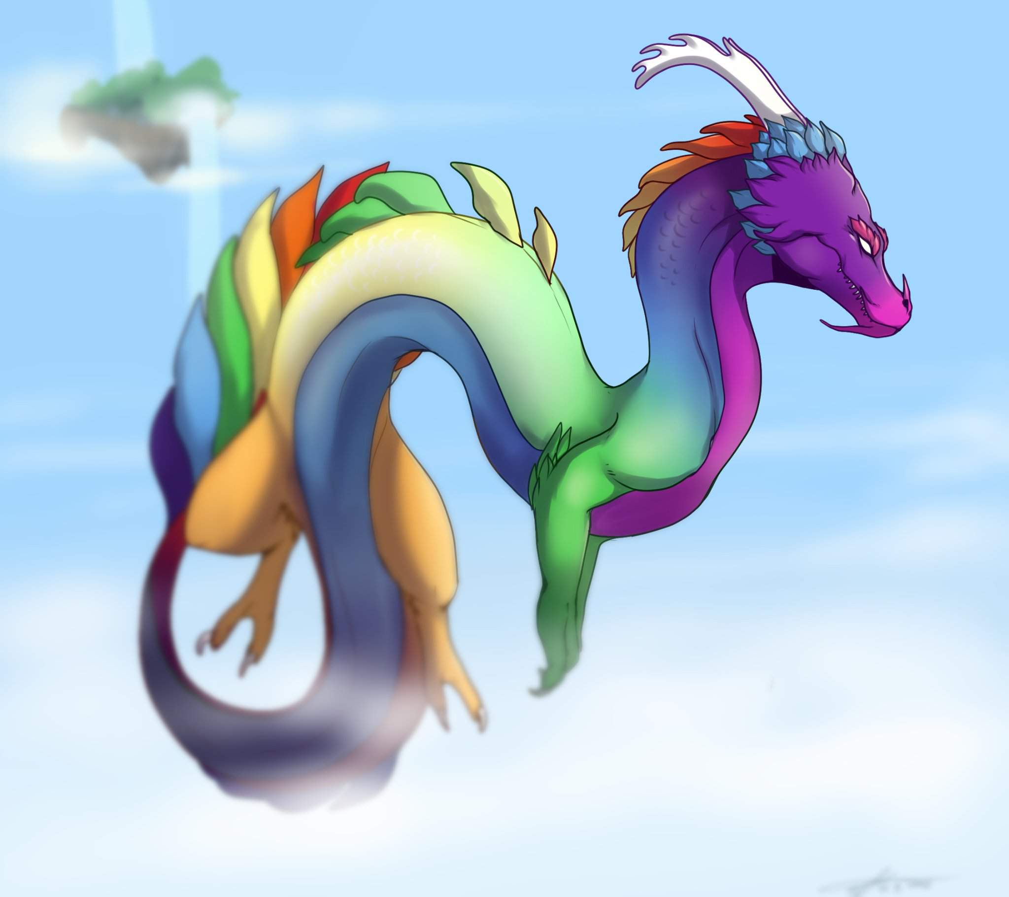 Rainbow dragon