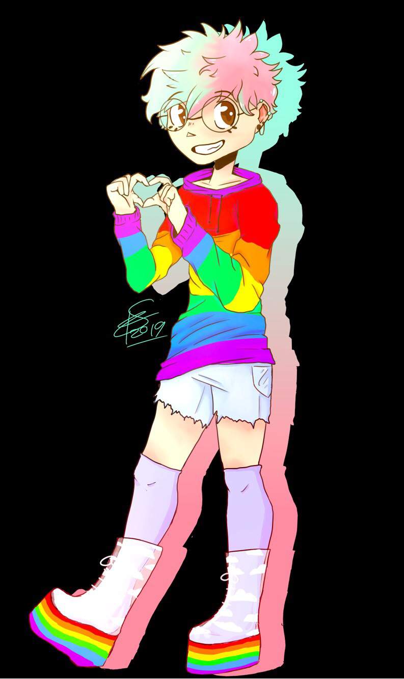 A self portrait!! 🏳️‍🌈🦄 | LGBTQ TEENS+ Amino