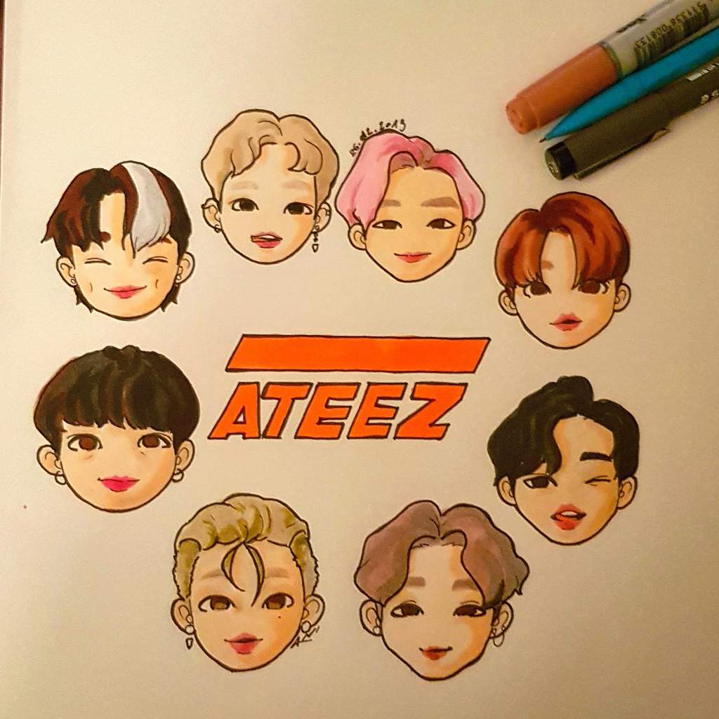 Ateez тату эскиз