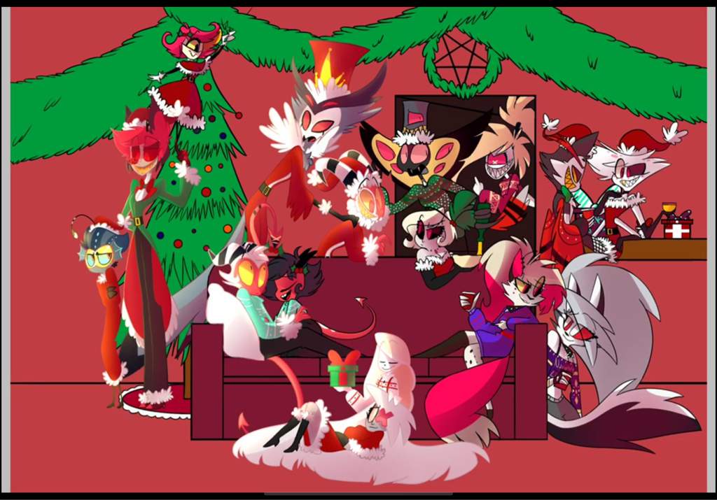 Hazbin Hotel/Helluva Boss Christmas Party | Hazbin Hotel (official) Amino