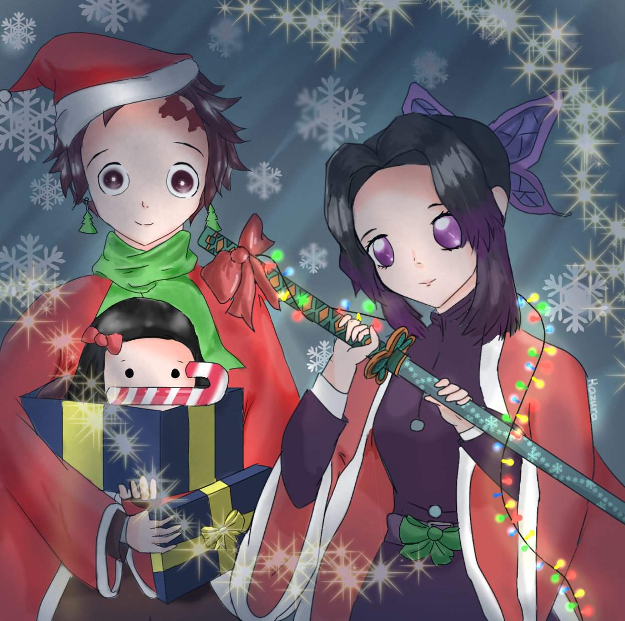 KnY Christmas Fanart | Anime High School ~ Amino