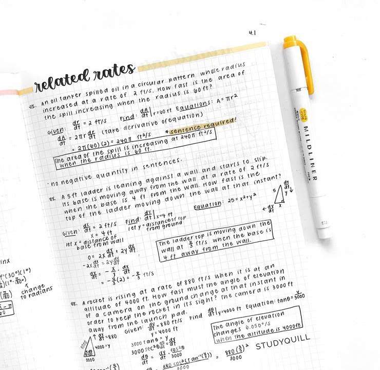 aesthetic notes guide ˎˊ˗ | Studying Amino Amino