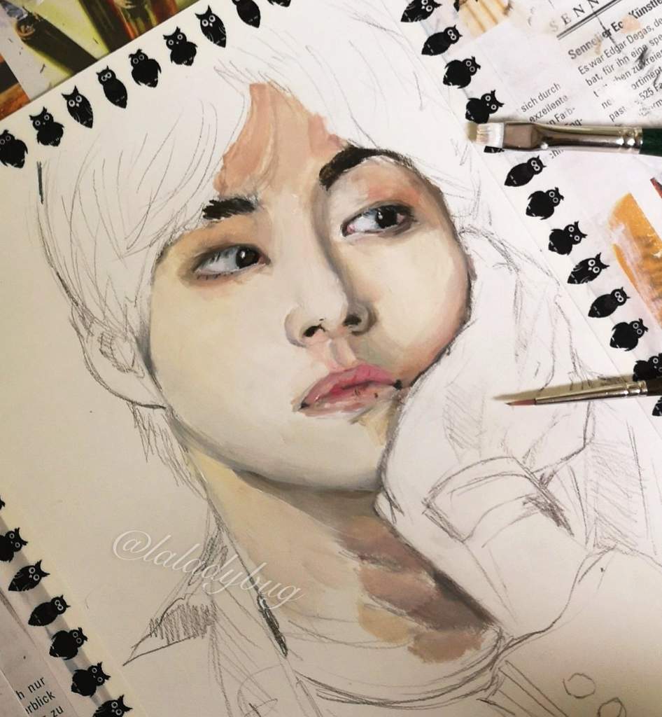 Taehyung Oil Painting | ARMY's Amino