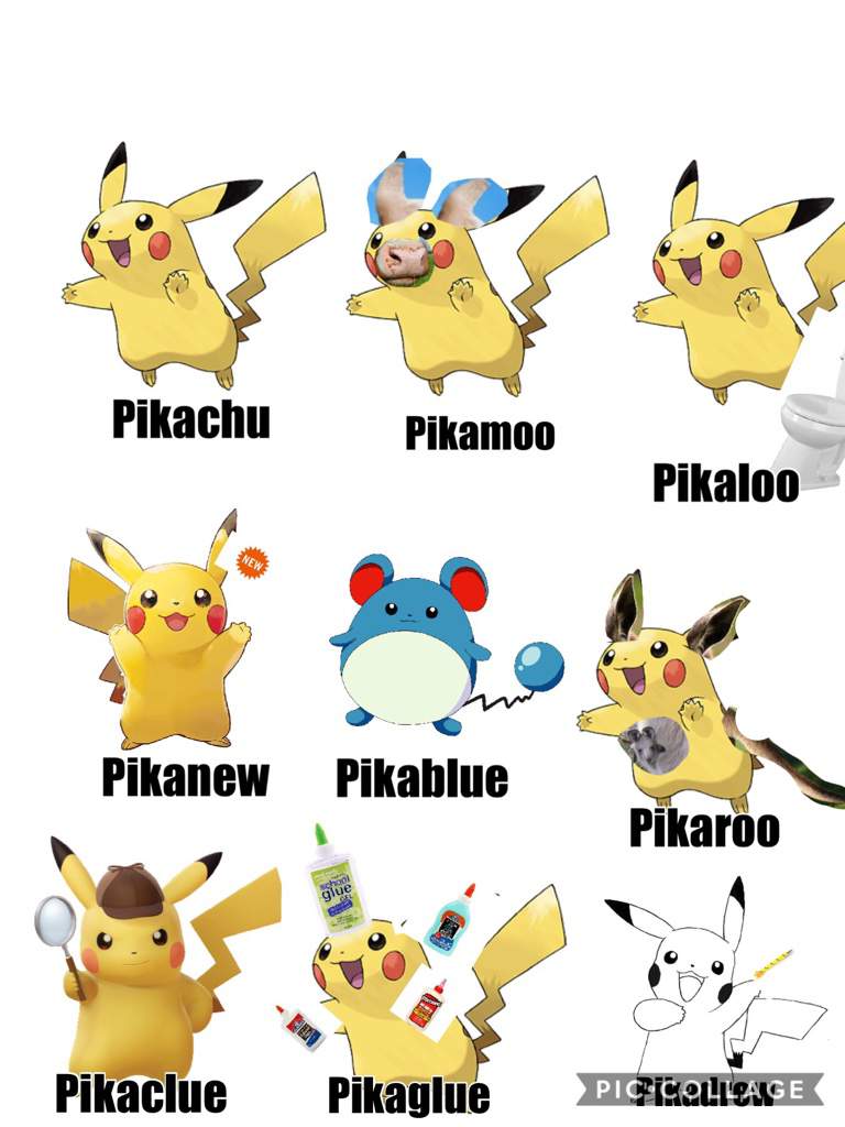 Pikachu variations | Pokémon Amino