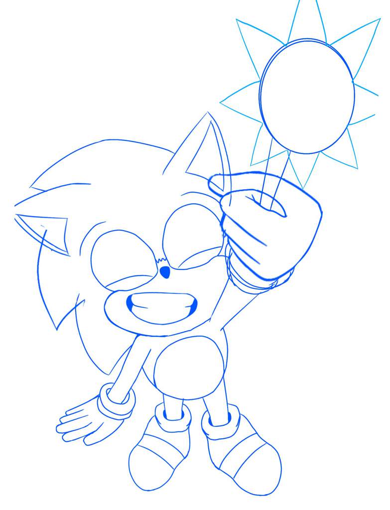 He's baby! Baby Sonic and also my opinions Sonic the