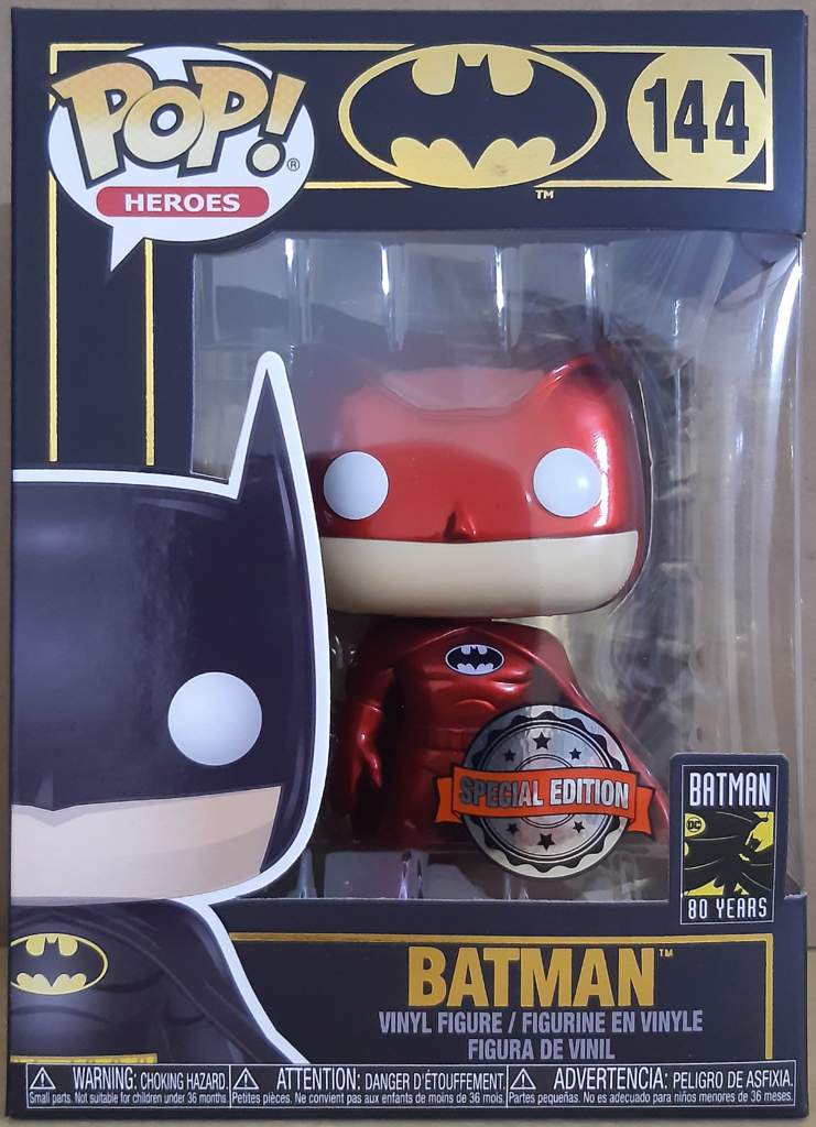 funko pop batman metallic