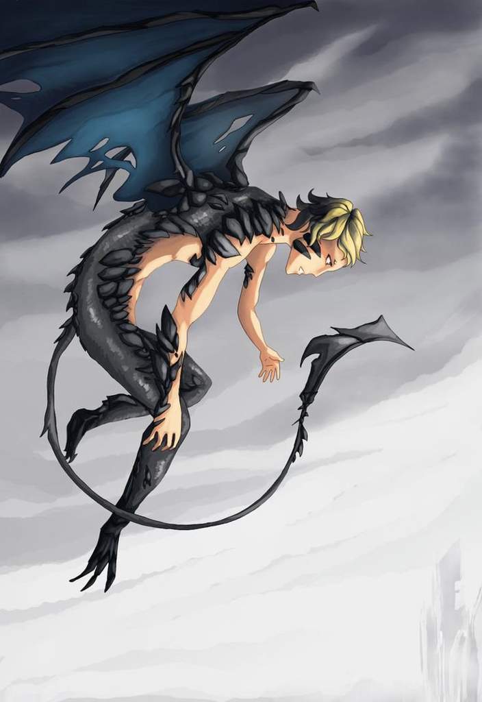 Half human half demon anime