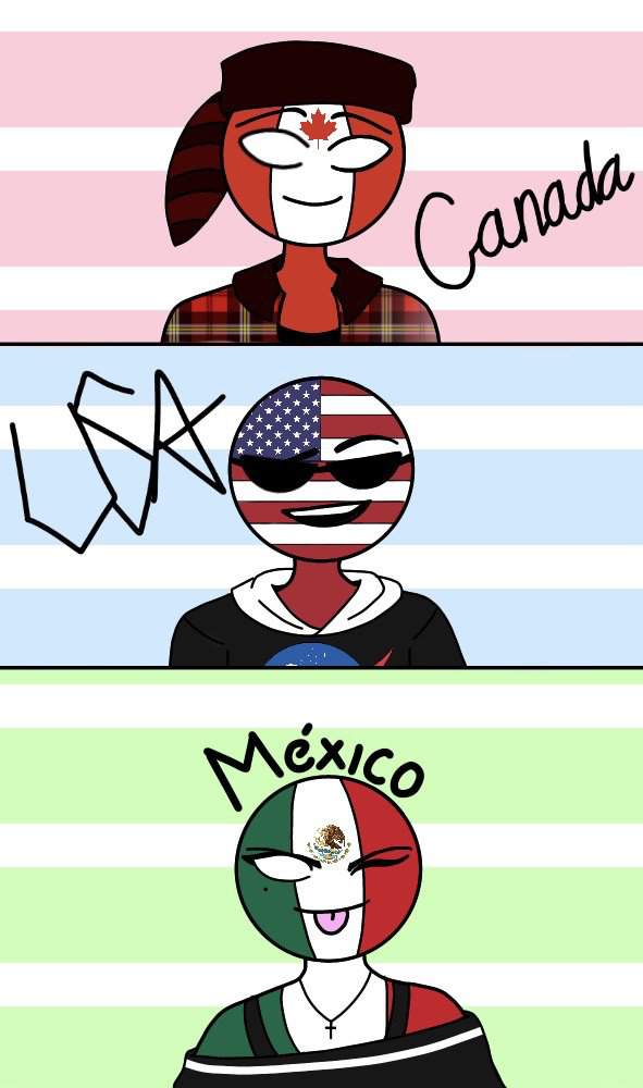 North America / América del Norte | •Countryhumans Amino• [ENG] Amino