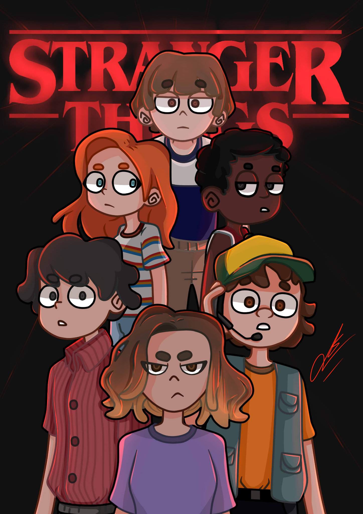 FanArt: Stranger Things by @jiyuriartz | Hora de Arte Amino