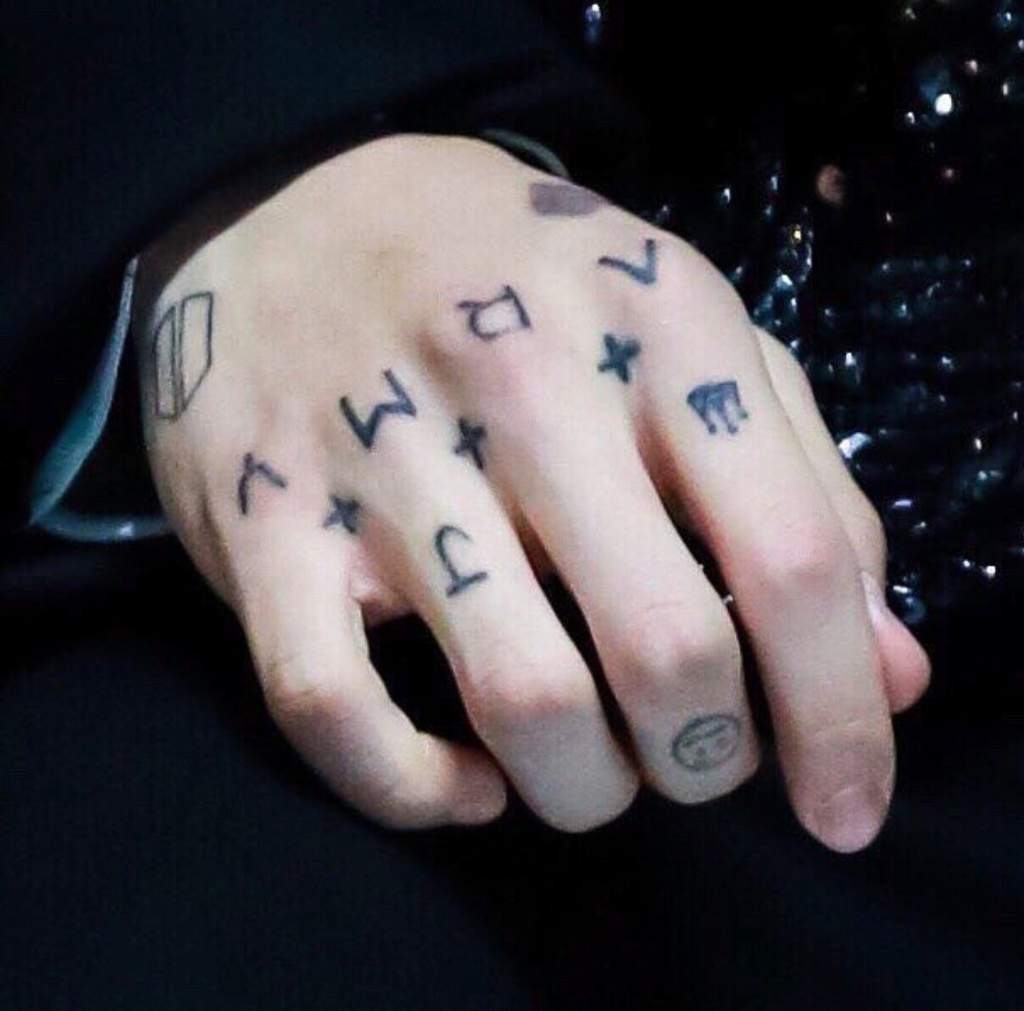 Eboy hand tattoos