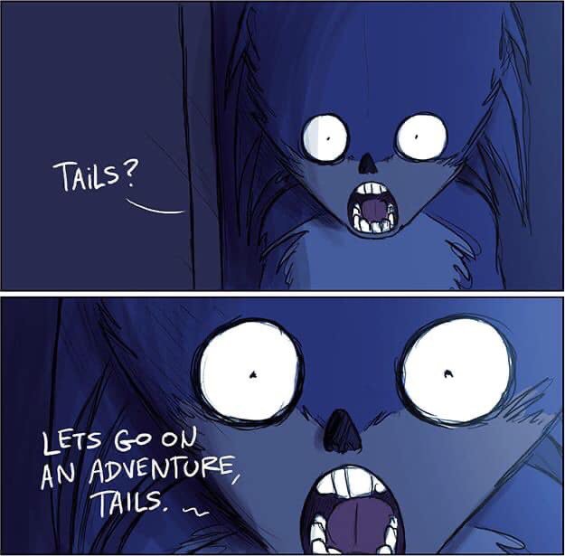 Cursed Sonic Comic 