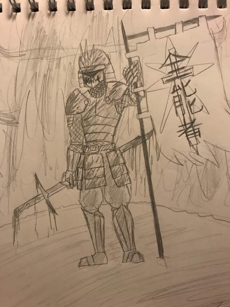 Warden-samurai/Orochi-knight drawing | For Honor Amino