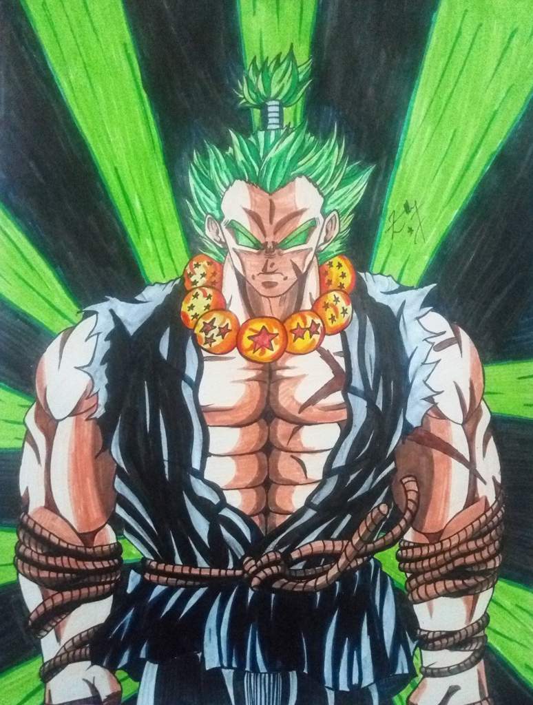 Drawing Broly LSSJ as Akuma from Street Fighter ...