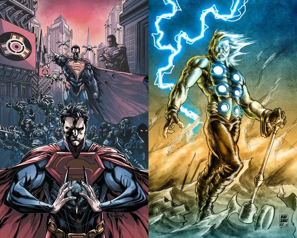 superman vs thor