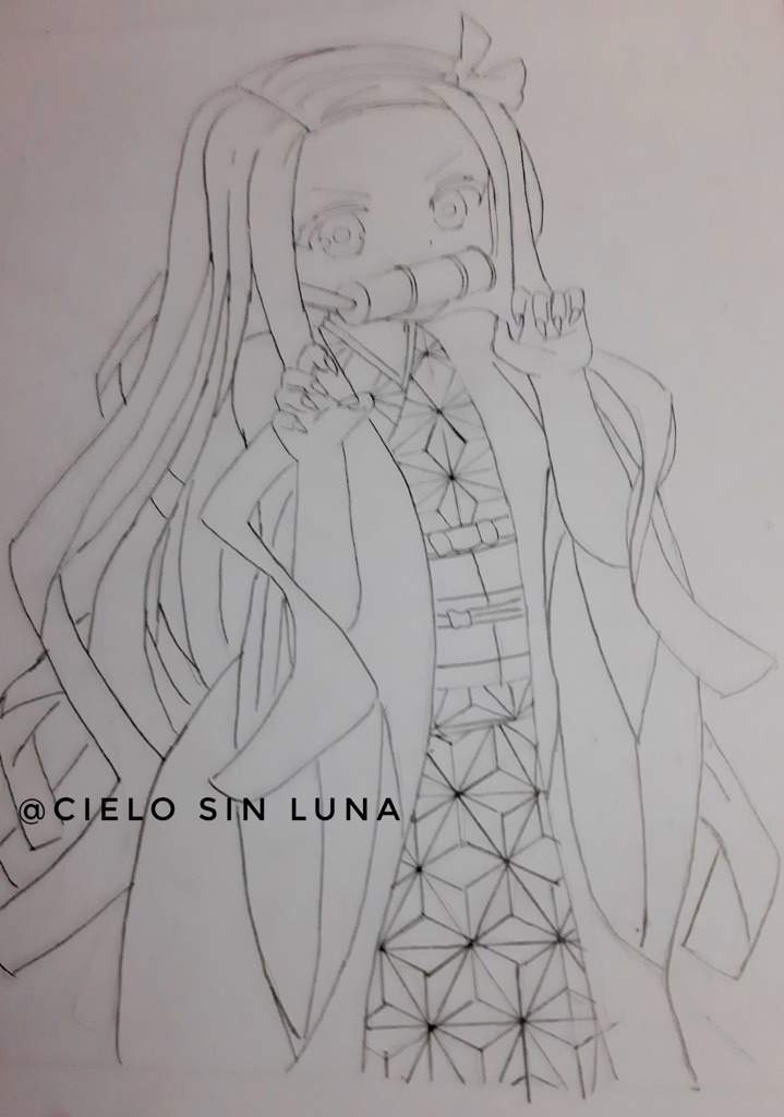 UN DIBUJO DE NEZUKO | •Dibujos y Animes• Amino