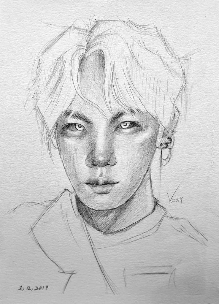 BTS Jhope Graphite Drawing | ARMY's Amino