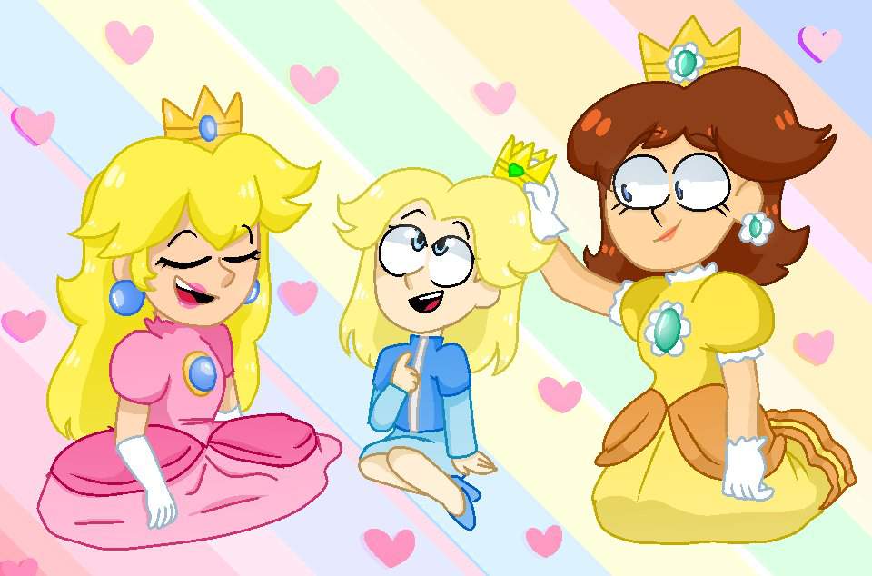 🌻♡• Peach • Maria • and daisy• ♡🌻 (redraw) | Sonic the Hedgehog! Amino