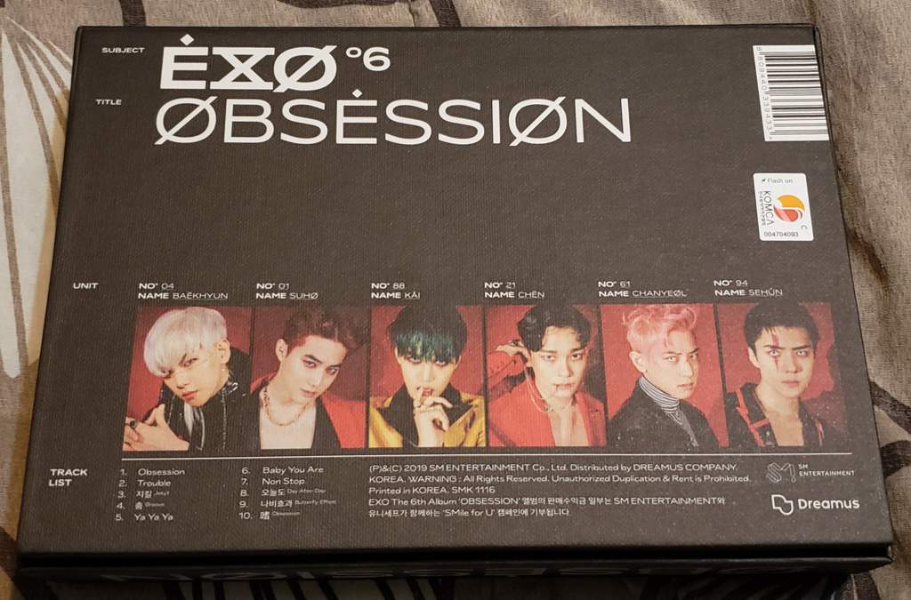 EXO - Obsession Album Unboxing | K-Pop Amino