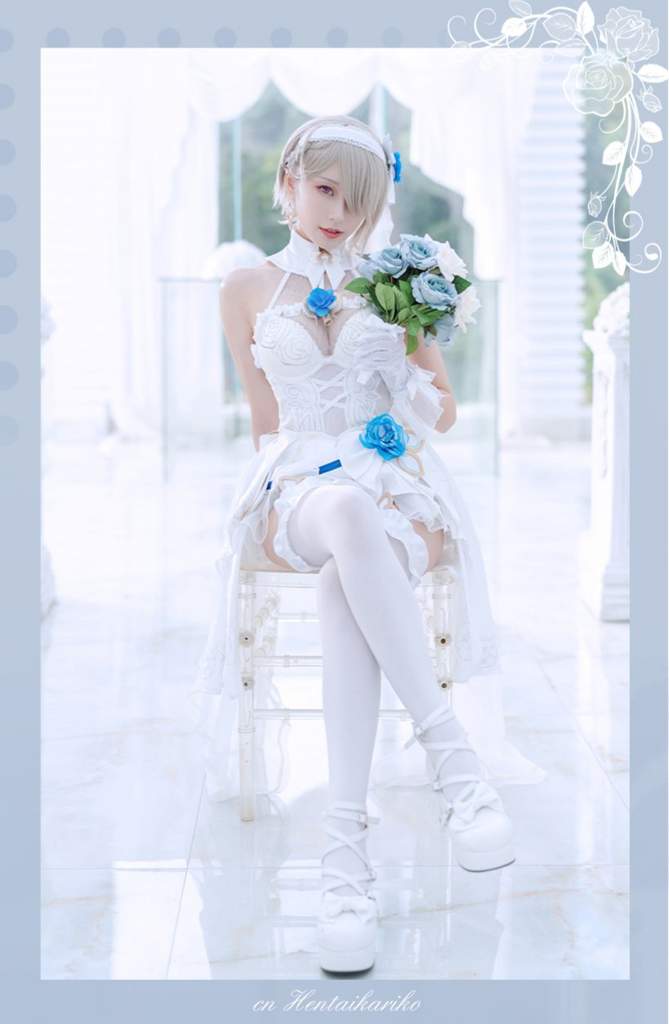 Rita Rossweisse 💐Wedding Dress💐 (Honkai Impact 3rd) cosplay by HENTAI狩子 ...