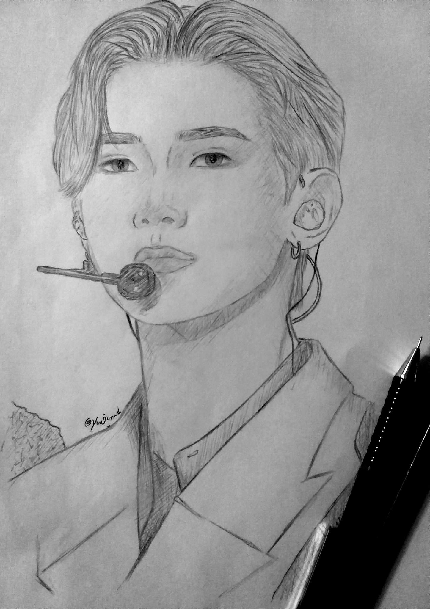 Yeosang Sketch ️ | ATEEZ 에이티즈 AMINO Amino