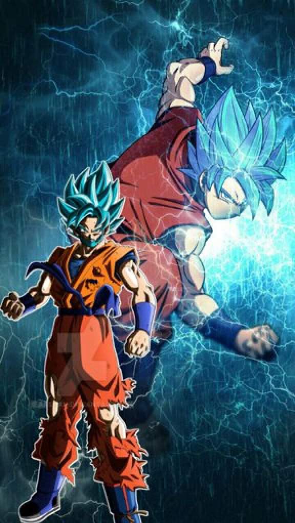 Fondo de pantalla de Goku Ssj blue 100% hecho por mi. | ||•Anime Y ...