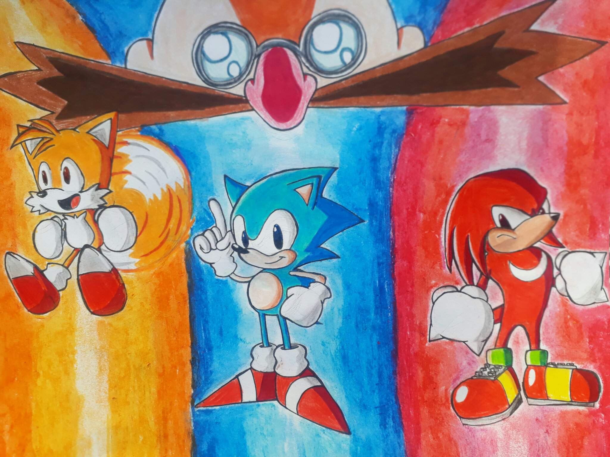 Rehaciendo mi dibujo de sonic mania | •Arte Amino• Amino