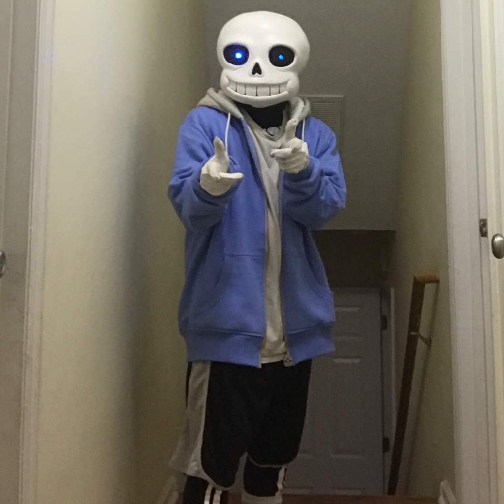 POV: You’re reading bad fanfiction and Sans breaks in to your house to ...