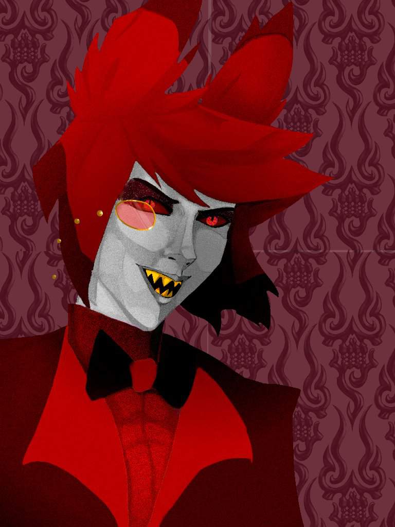 🔼🔹Alastor and neon Alastor digital art🔹🔼 | Hazbin Hotel (official) Amino