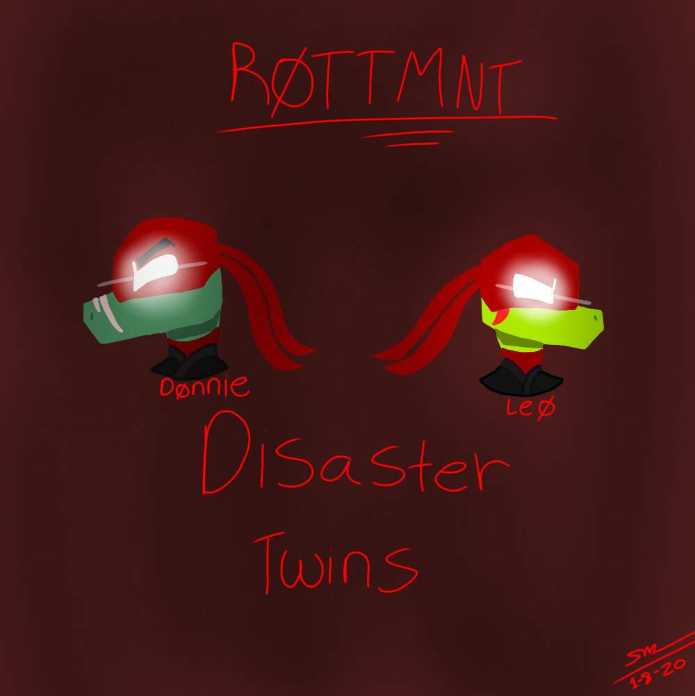   Lineless Art\\ [disaster Twins] Rottmnt 