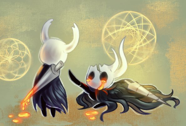 Существо спящее на каменном возвышении hollow knight