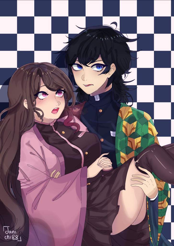 Harmonie and Giyuu [CC x OC] | Demon Slayer: Kimetsu No Yaiba Amino