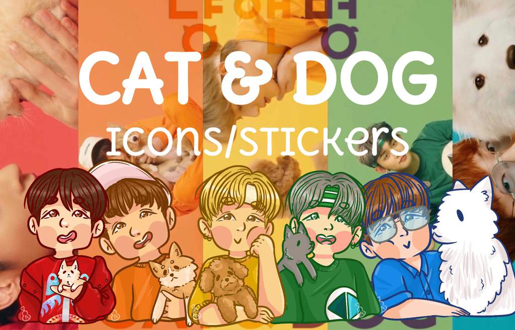 [FA] Cat & Dog | Icons/Stickers | TXT (투모로우바이투게더) Amino