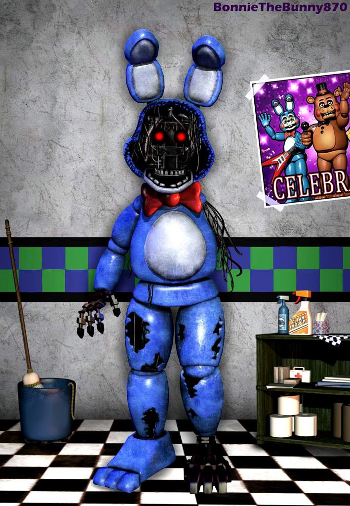 Withered bonnie toilet