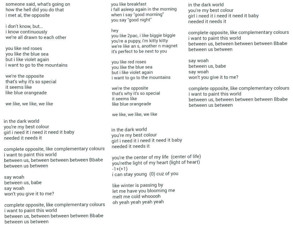 txt crown lyrics translated in english
