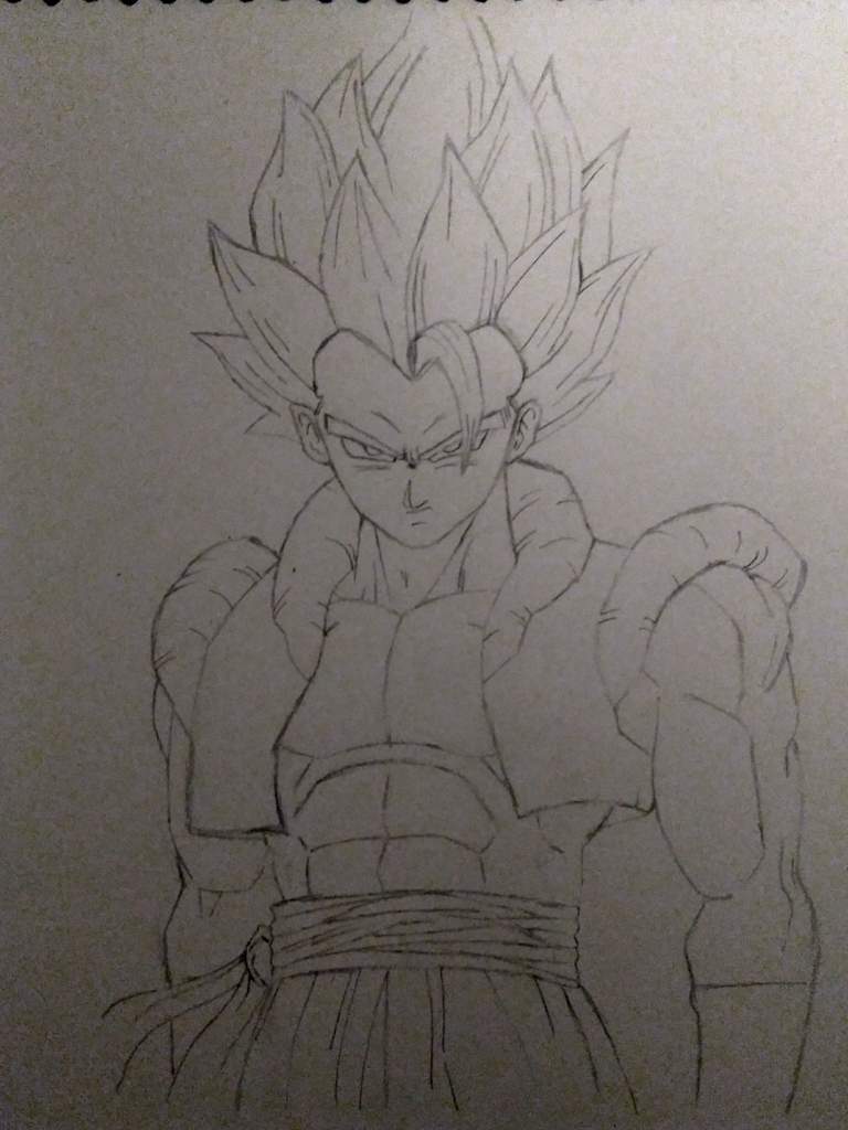 Les comparto el paso a paso de este dibujo de GOGETA DBZ | Arte Anime ...