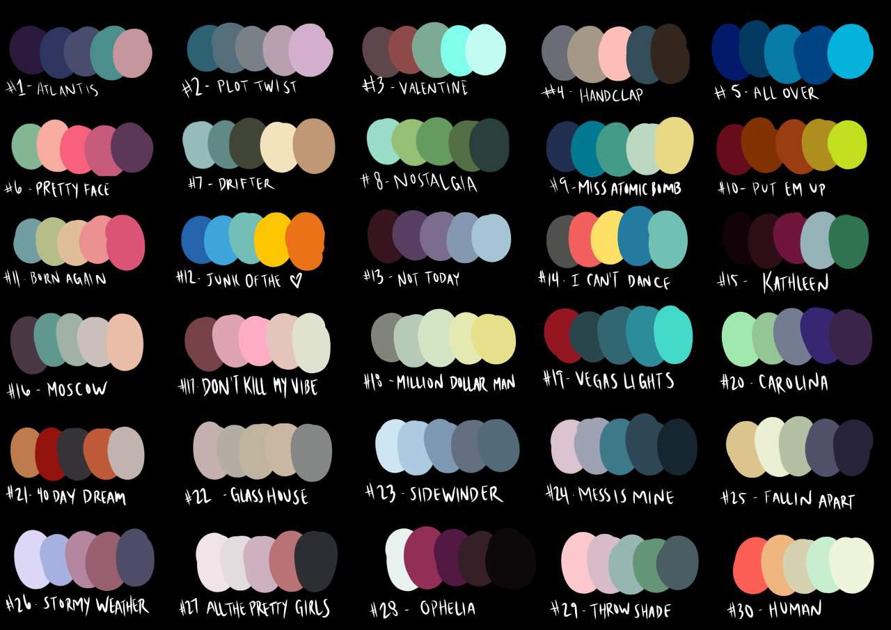 Color Palette Requests | Duck-Tales Amino