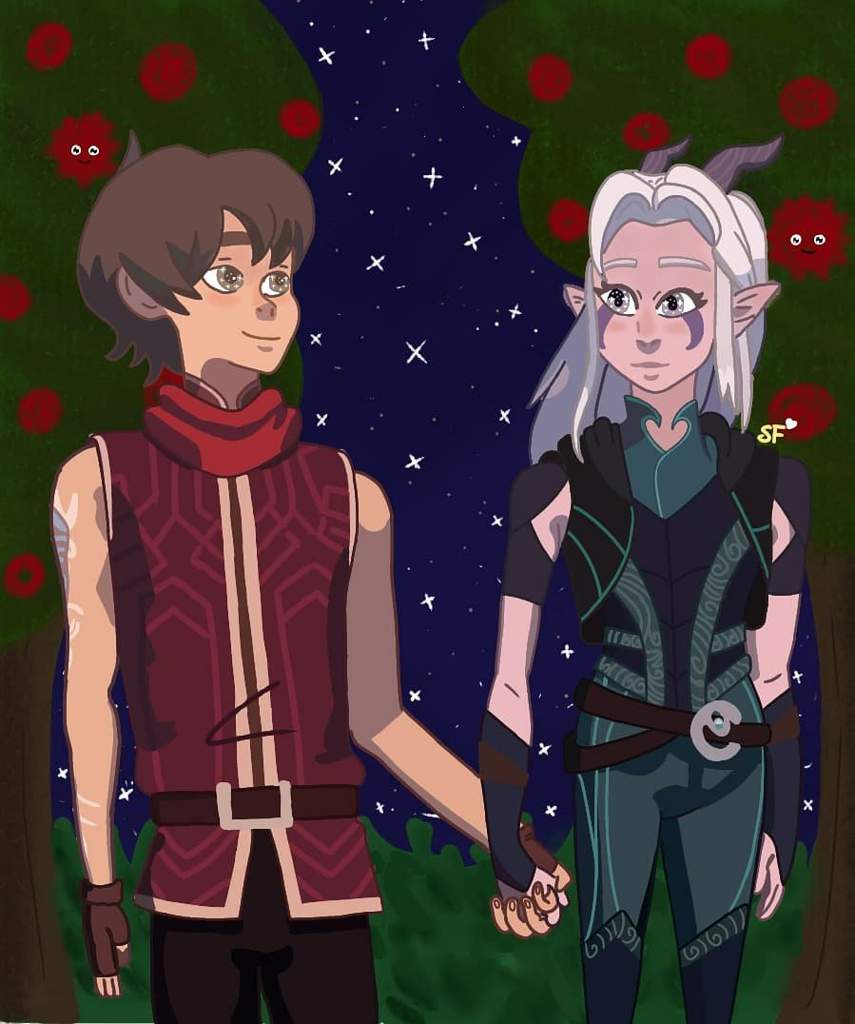 Rayla ☆ Callum Digital Art | The Dragon Prince Amino Amino