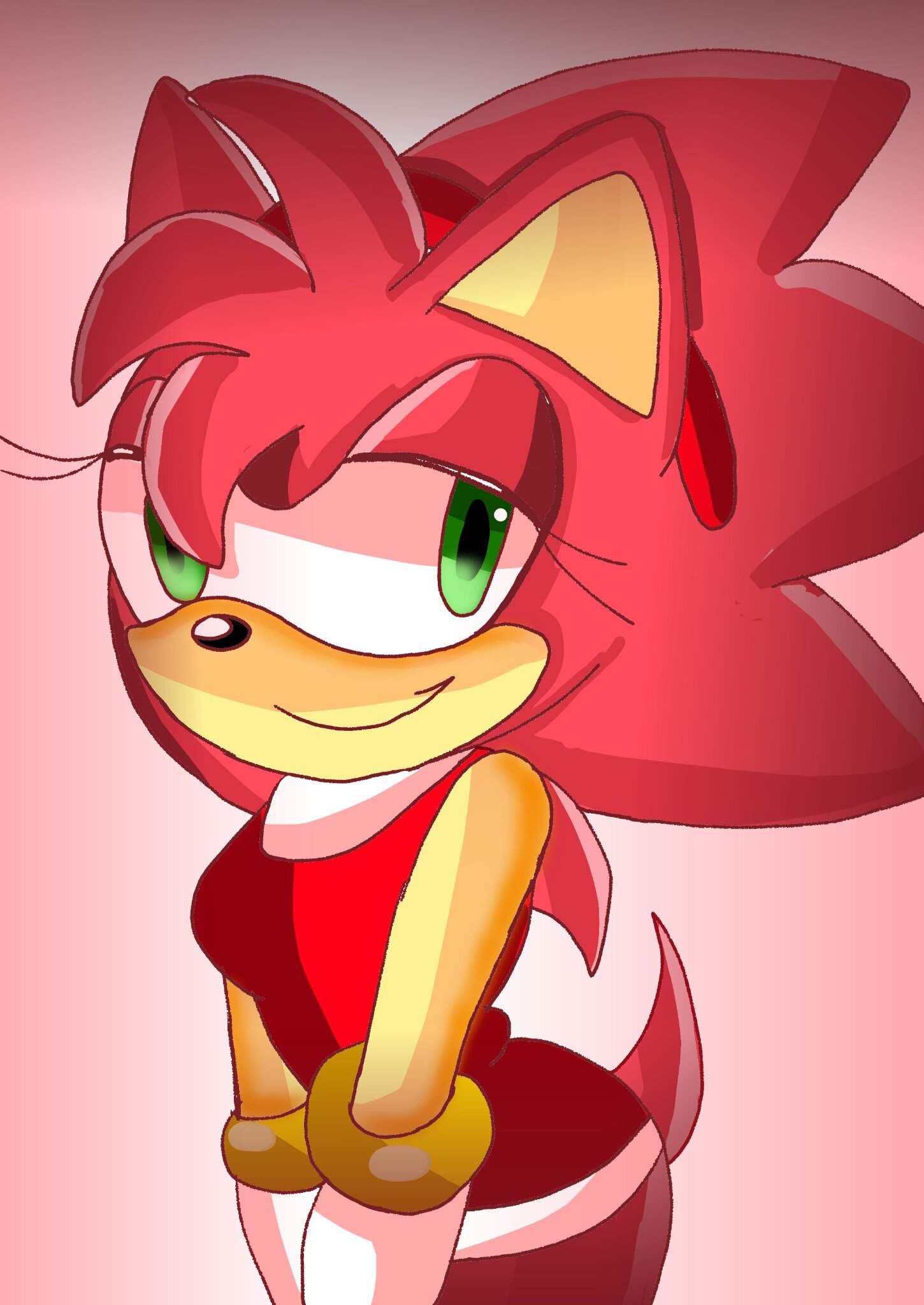 Amy rose in her old hair/quills style | Sonic the Hedgehog! Amino