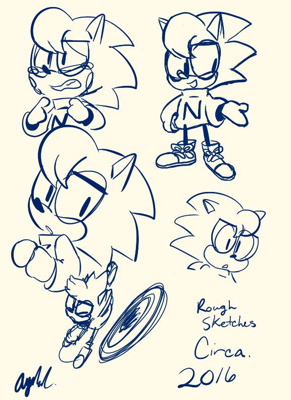 Out of the Blue: Nicky Parlouzer Reference Sheet | Sonic the Hedgehog ...