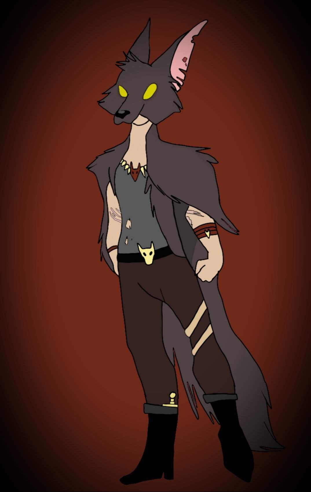 Wolf demon oc | Hazbin Hotel (official) Amino