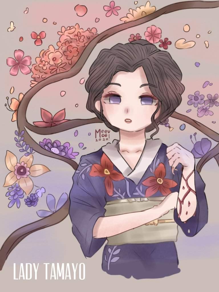 lady tamayo fanart 🌸 | Demon Slayer: Kimetsu No Yaiba Amino