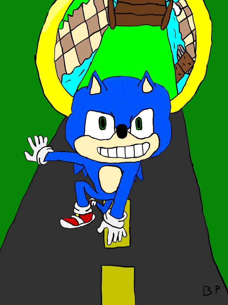 New Sonic Movie Drawing | Sonic the Hedgehog! Amino