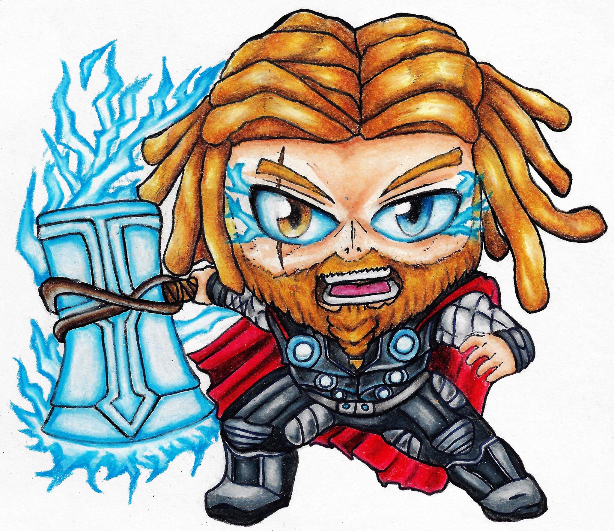 Avengers Endgame Thor Chibi | Anime Amino