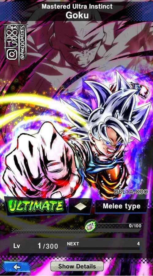 ultra instinct goku card price