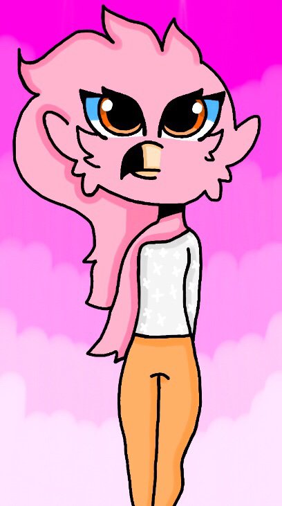 This is my flamingo oc Fiona! Hope you like it🌺 | Flamingo Amino