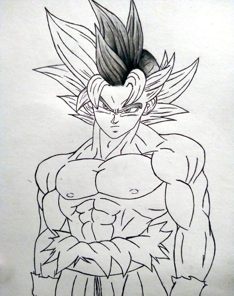 Dibujo Goku Ultra Instinto•||||||| | DRAGON BALL ESPAÑOL Amino