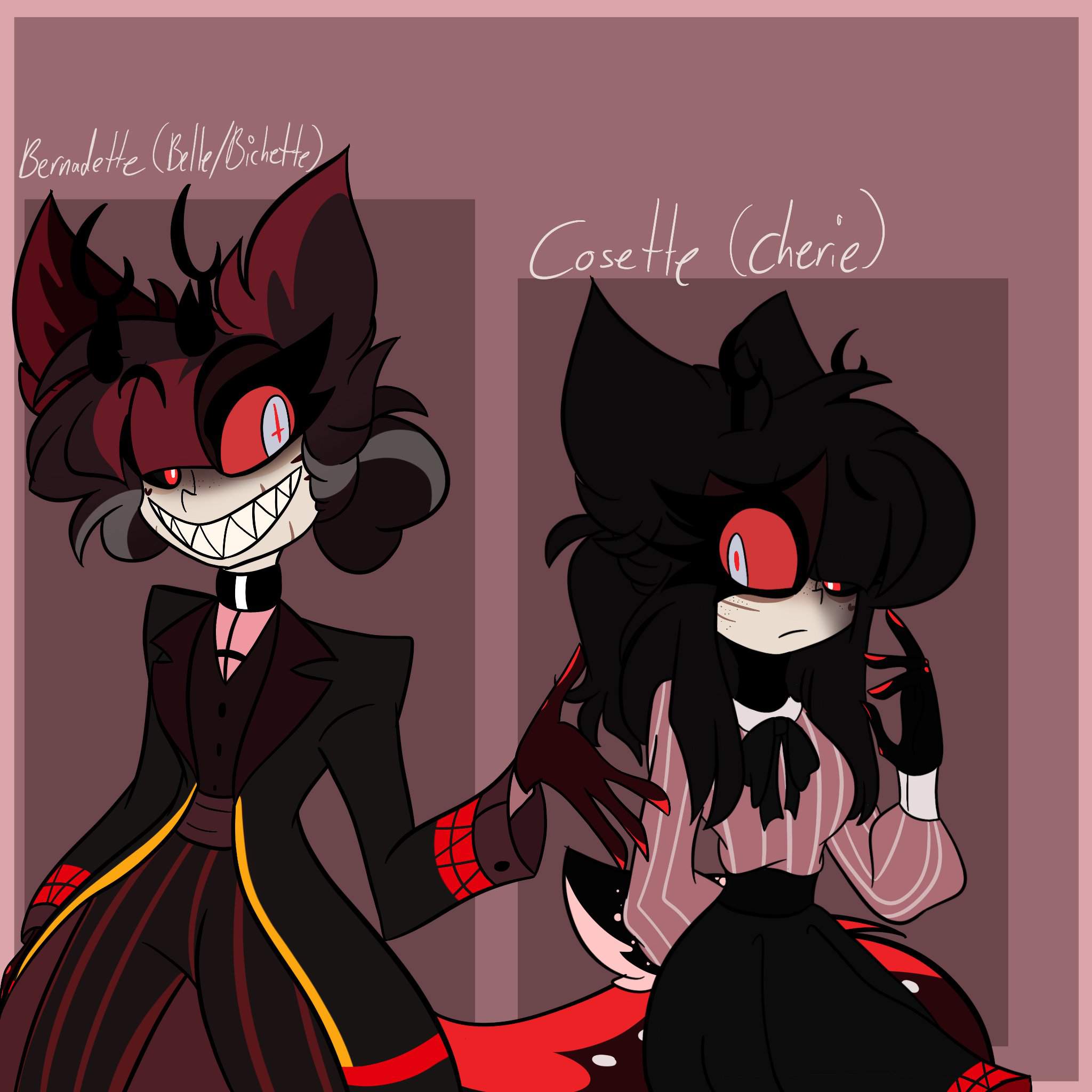 Bernadette and Cosette | Hazbin Hotel (official) Amino