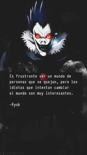 Frases Death note | •Anime• Amino