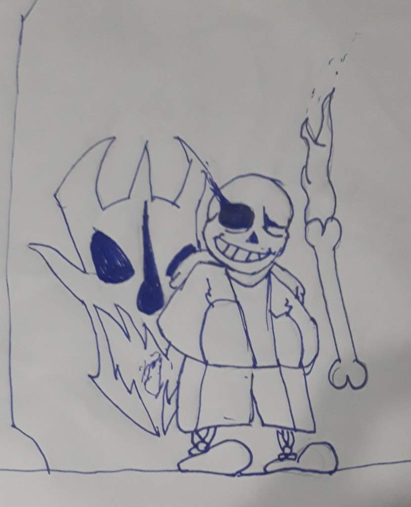 Sans:mi dibujo | Undertale Español Amino