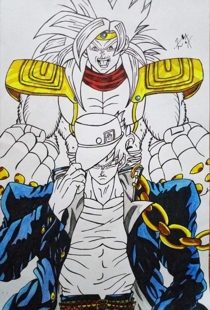 Drawing Goku as Jotaro Kujo •DBZXJOJO Crossover• | Anime Amino